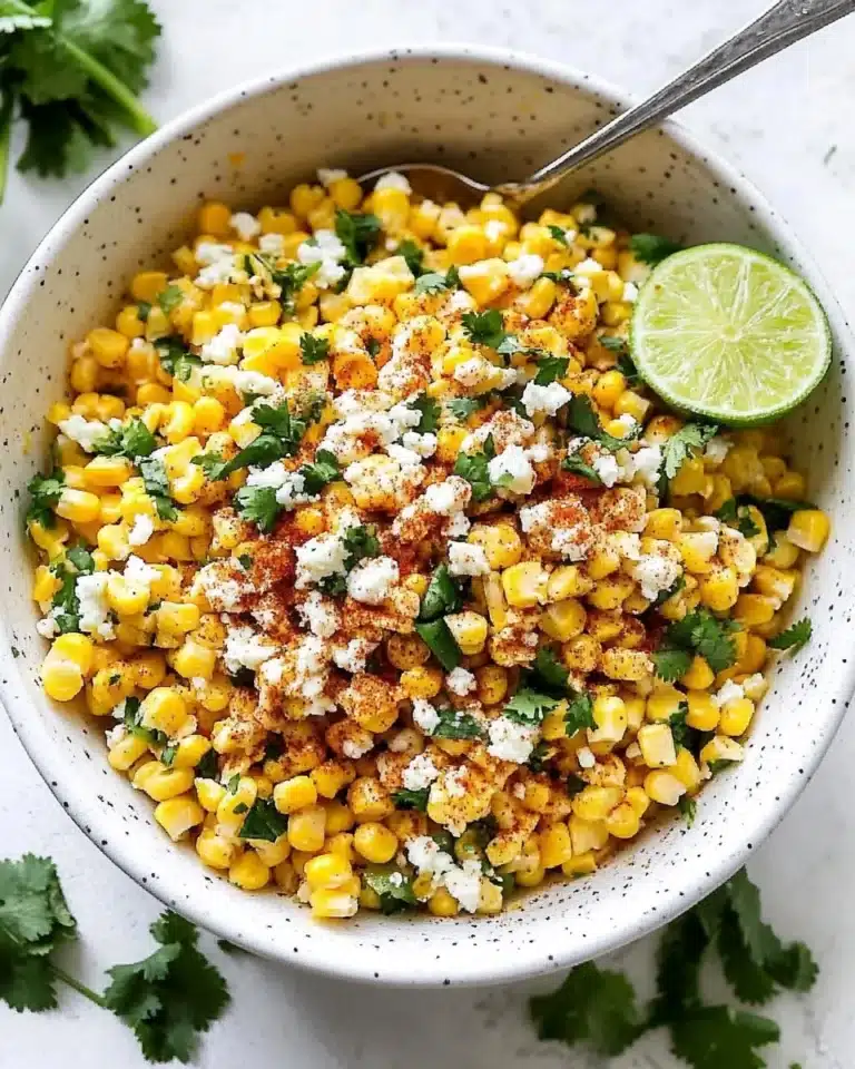 Grilled Corn Salad with Cotija Recipe