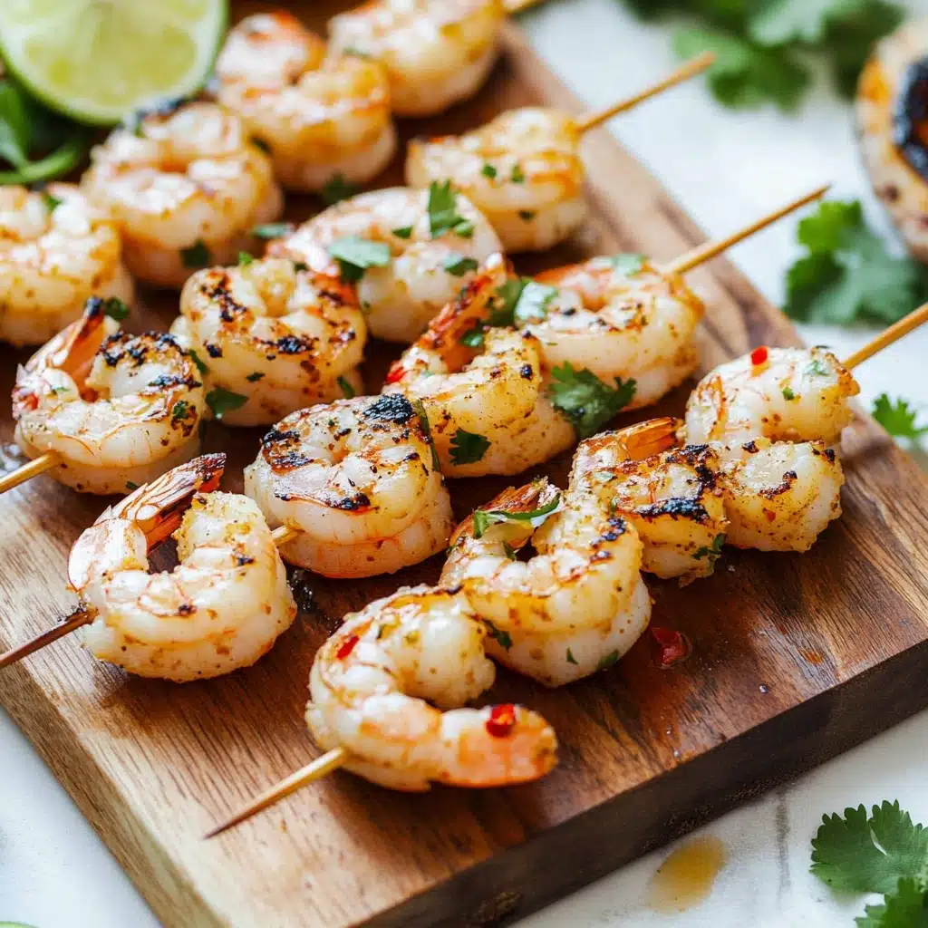 Spicy Grilled Shrimp w/ Pineapple Sauce Recipe - Recipe Image
