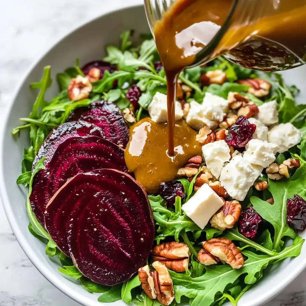 Beet Salad with Arugula and Balsamic Vinaigrette Recipe - Recipe Image