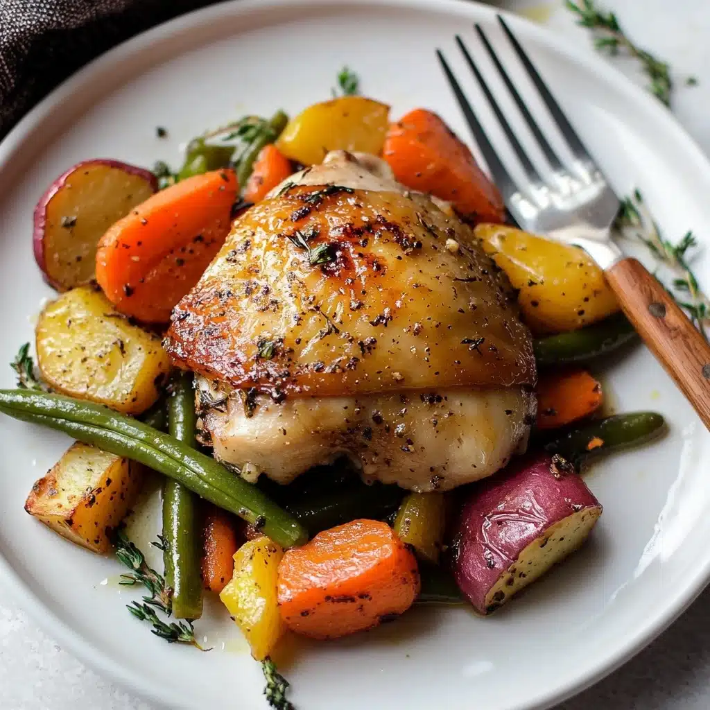 Sheet Pan Chicken and Vegetables Recipe - Recipe Image