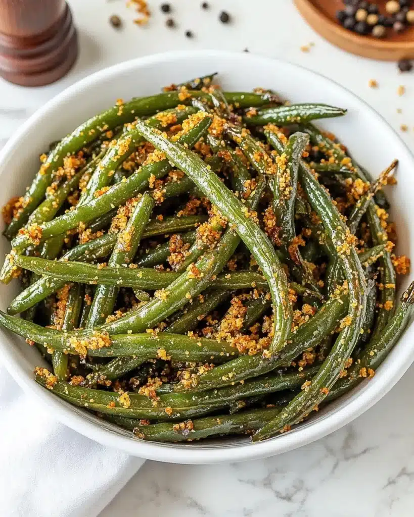Parmesan Roasted Green Beans Recipe