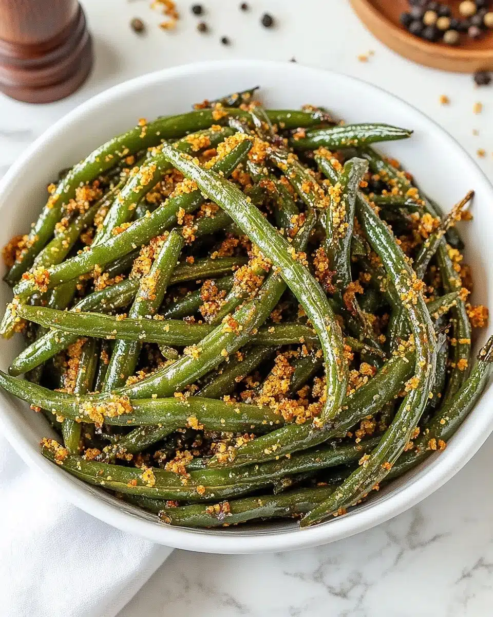 Parmesan Roasted Green Beans Recipe