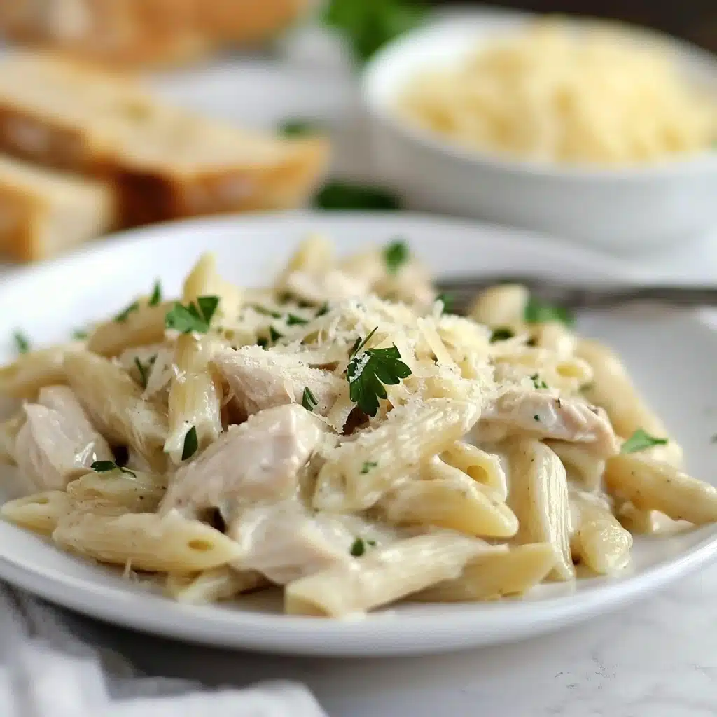 Instant Pot Chicken Alfredo Pasta Recipe - Recipe Image