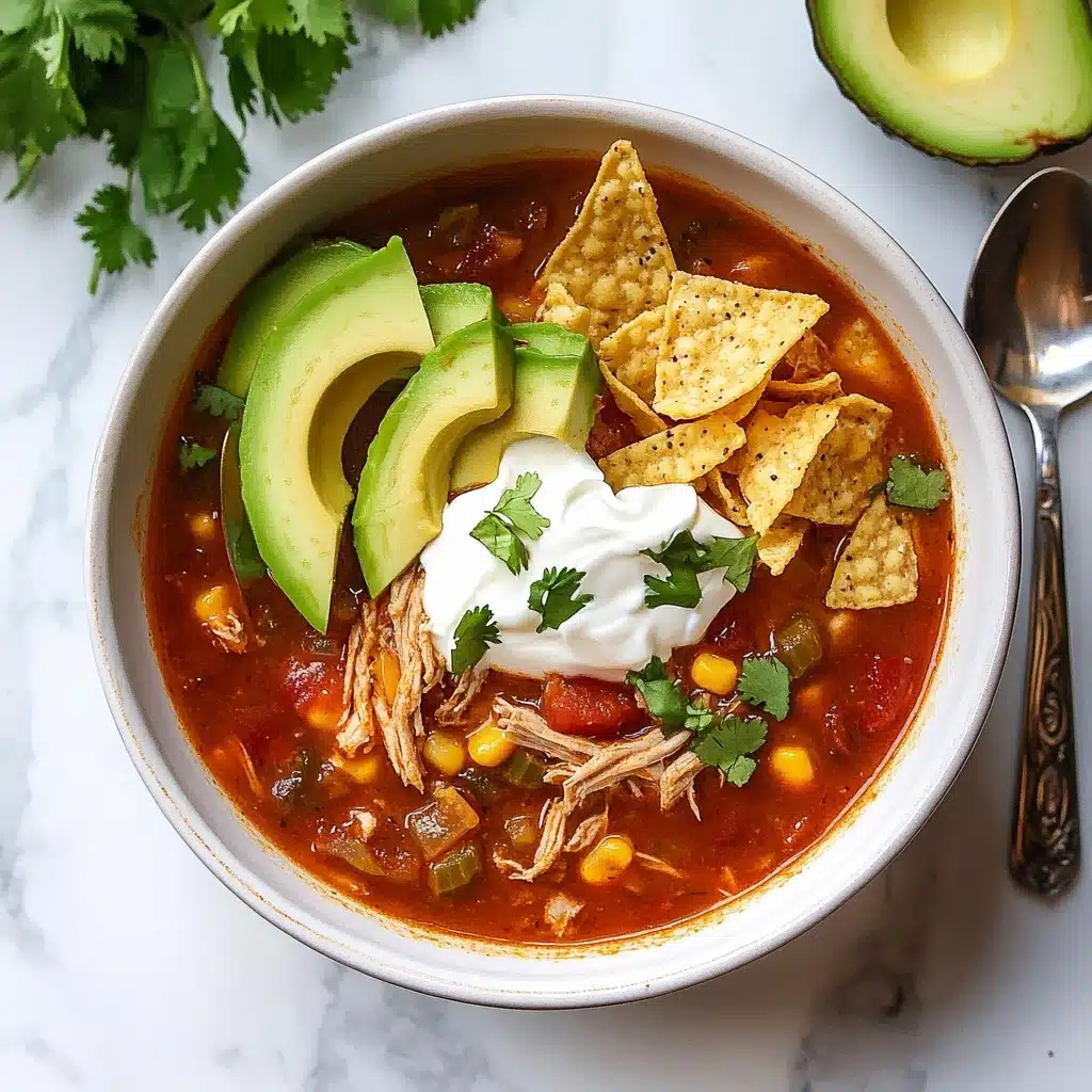 Instant Pot Chicken Tortilla Soup Recipe - Recipe Image