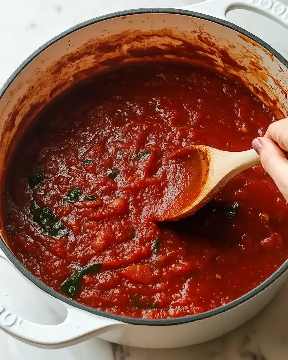 The Best Italian-American Tomato Sauce Recipe - Recipe Image