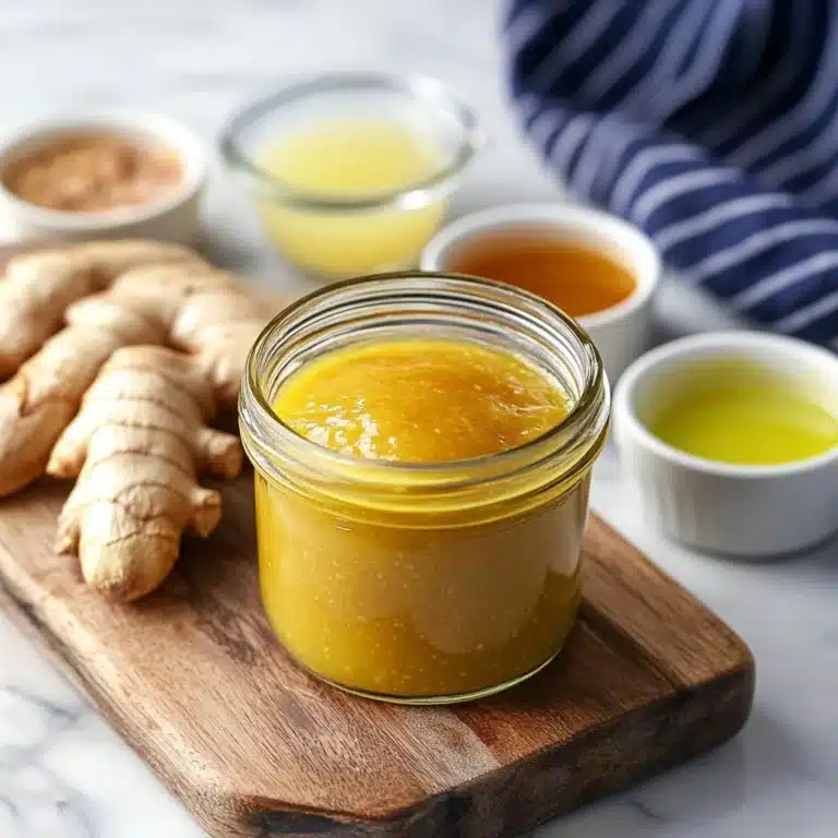Yuzu Vinaigrette Salad Dressing with Ginger and Honey Recipe