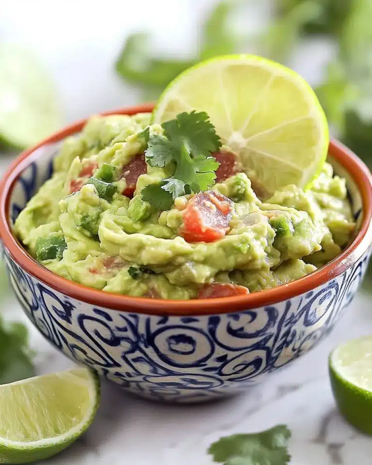 Easy Guacamole Recipe