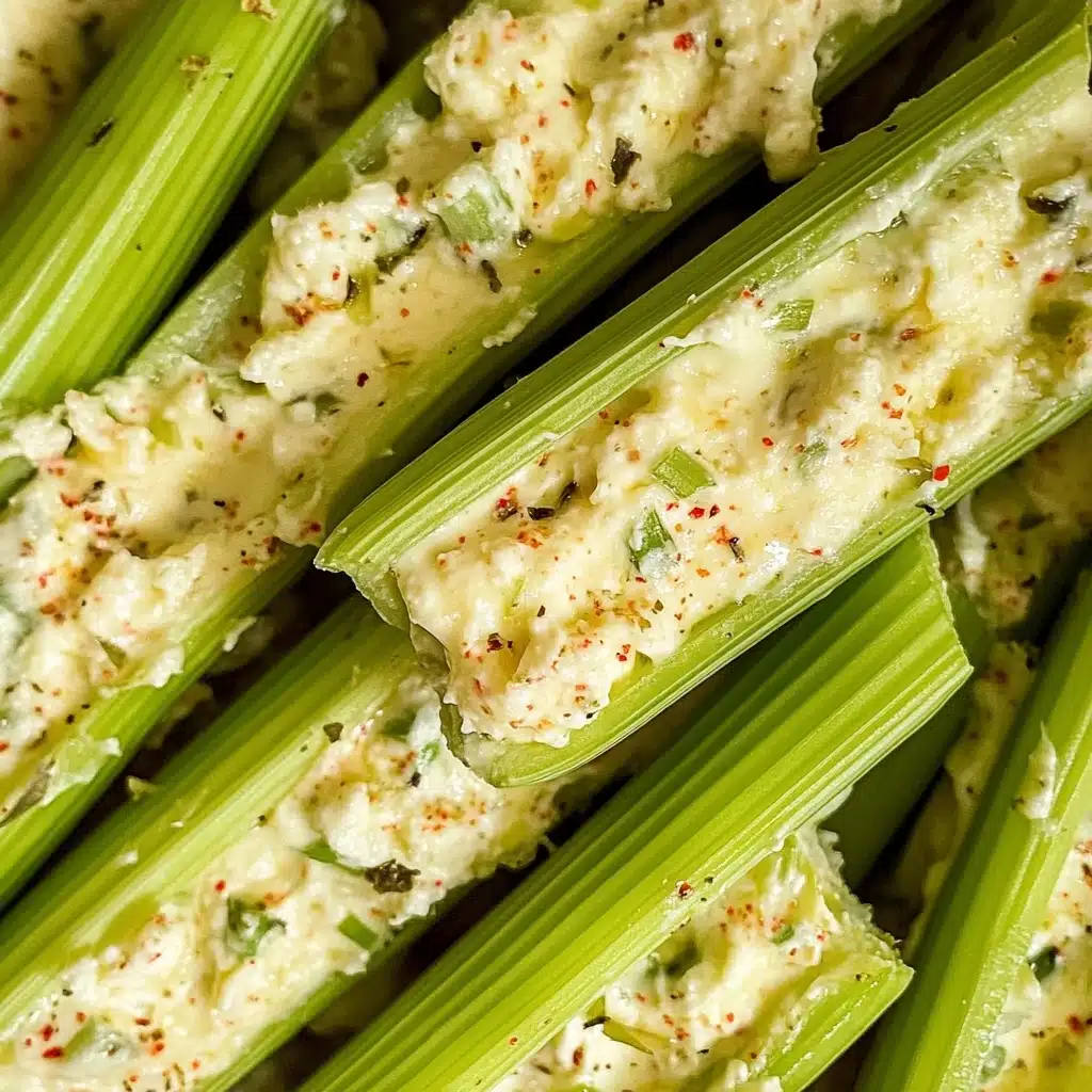Italian Cream Cheese Stuffed Celery Recipe - Recipe Image