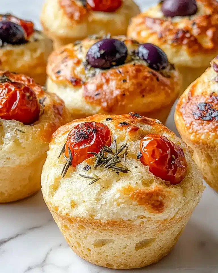 Focaccia Muffins Recipe