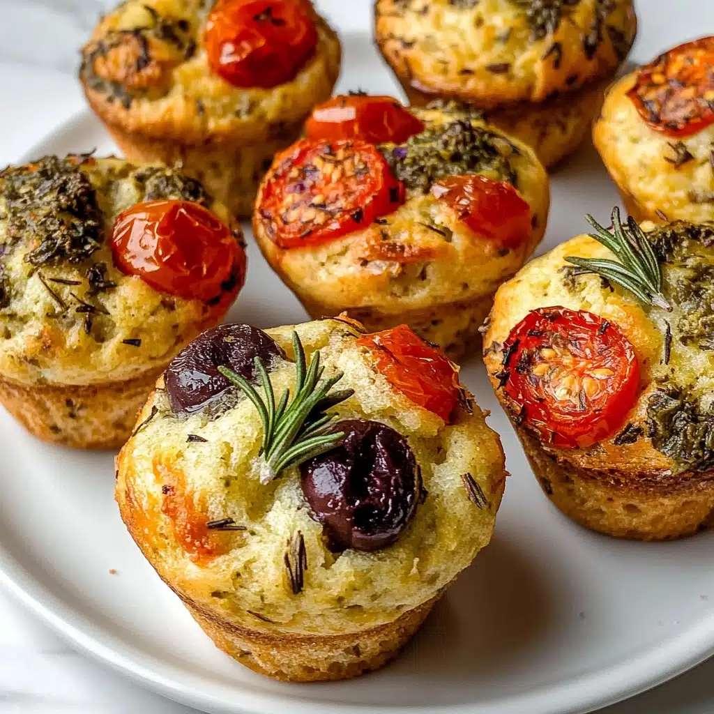 Focaccia Muffins Recipe - Recipe Image