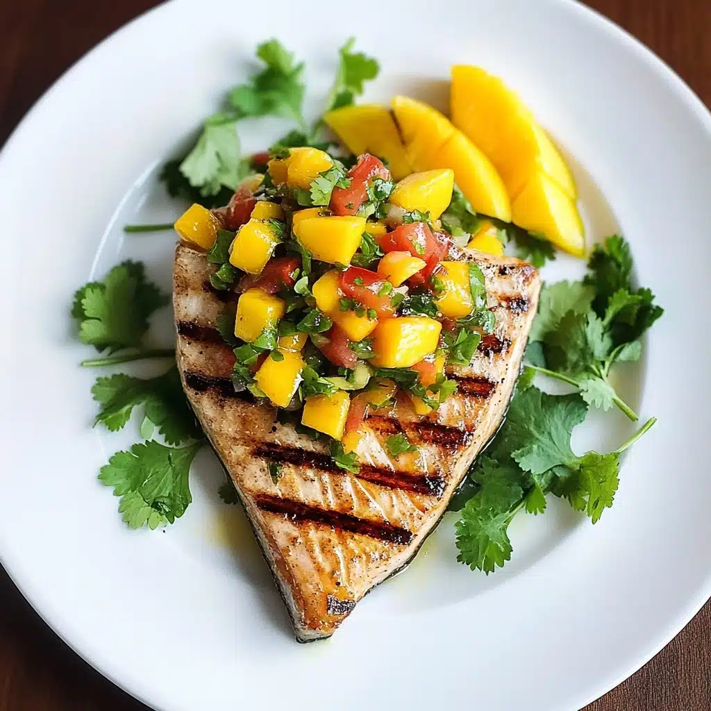 Mango and Citrus Tuna Steak Recipe - Recipe Image
