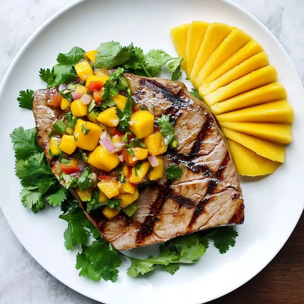 Mango and Citrus Tuna Steak Recipe - Recipe Image