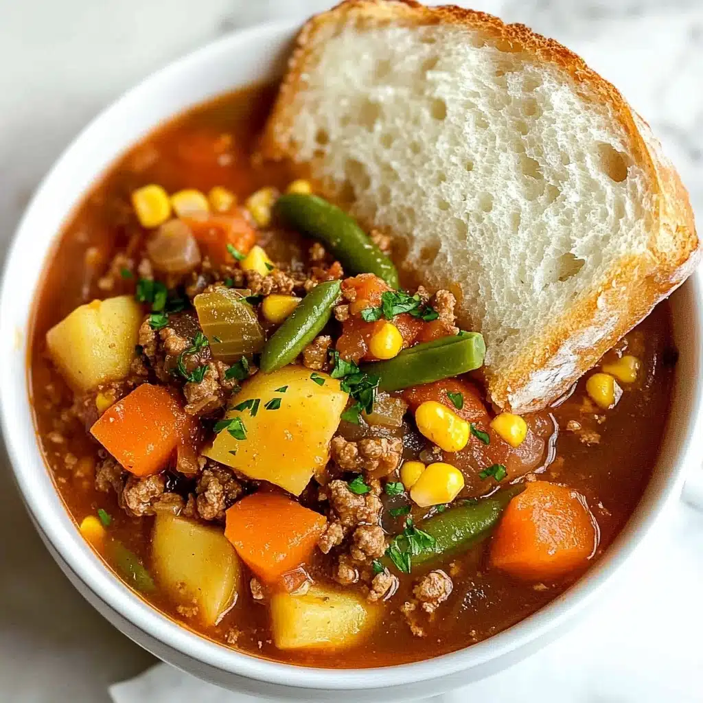 Easy Hamburger Soup Recipe - Recipe Image