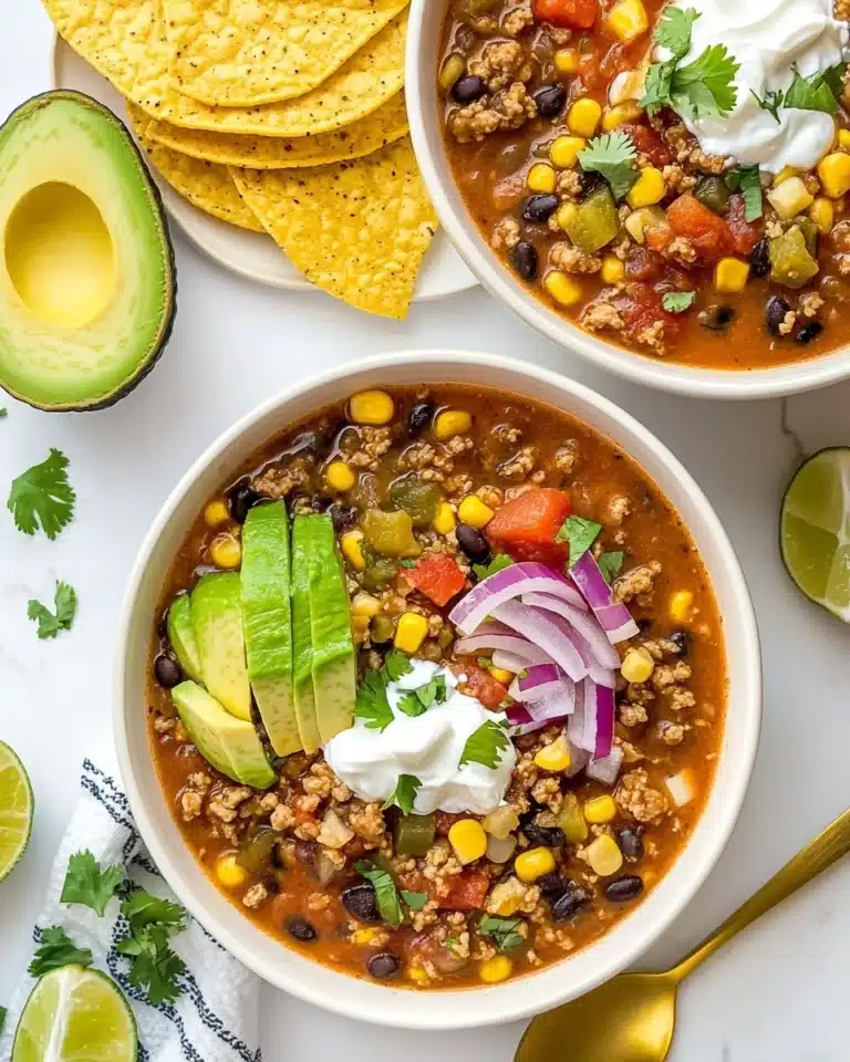 Stovetop Taco Soup Recipe