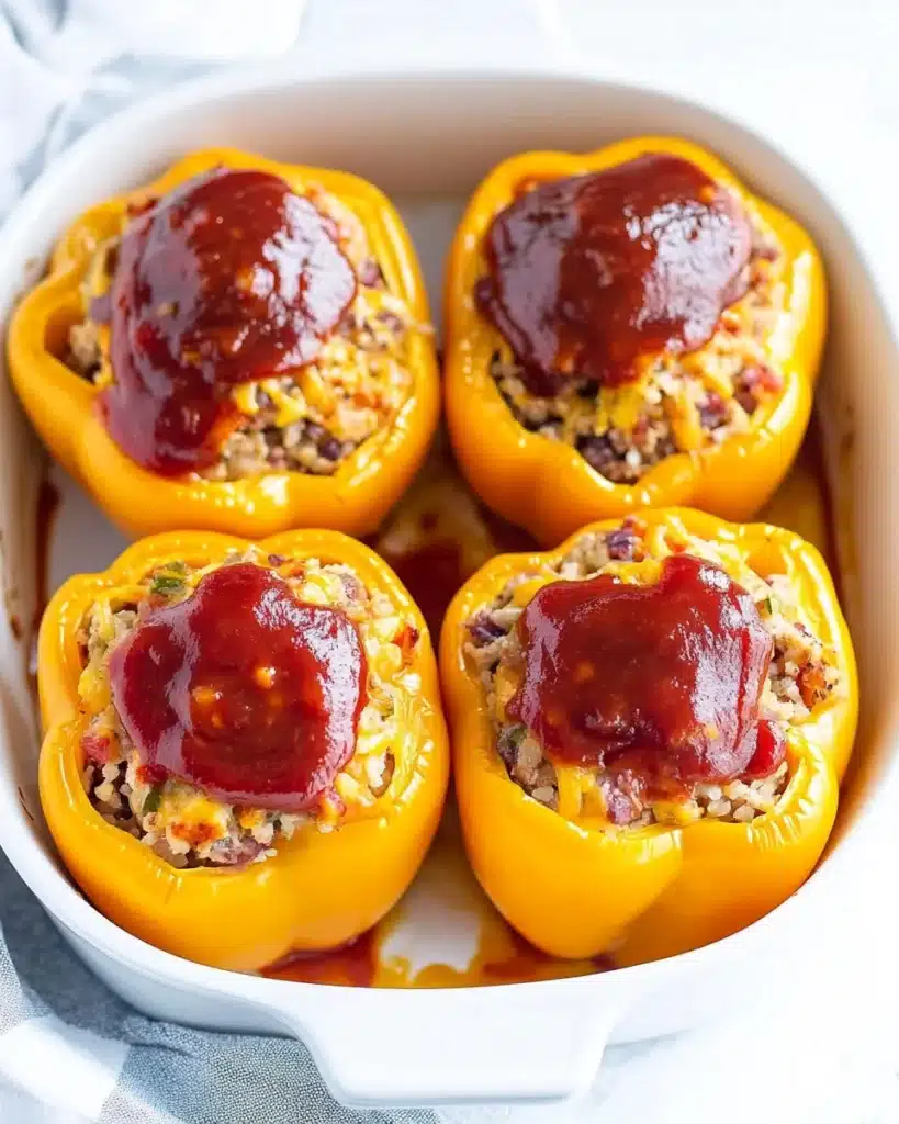 Dad's Stuffed Bell Peppers Recipe