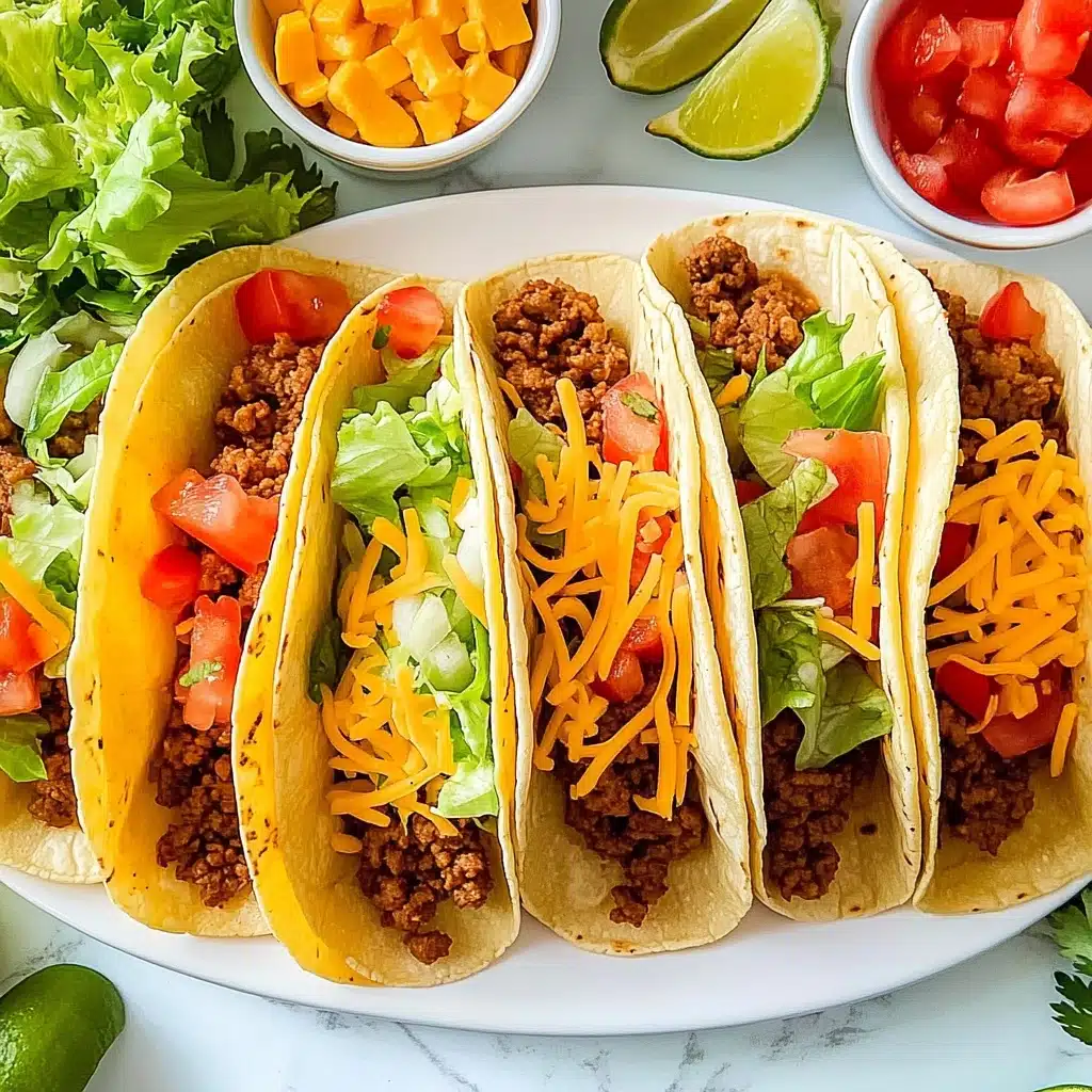 Crispy Ground Beef Tacos Recipe - Recipe Image