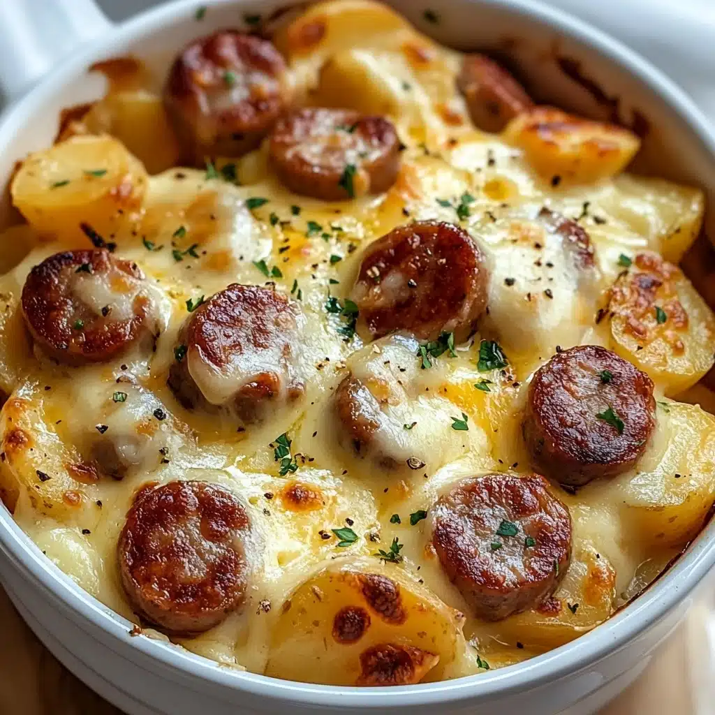Slow Cooker Pierogi Kielbasa Casserole Recipe - Recipe Image