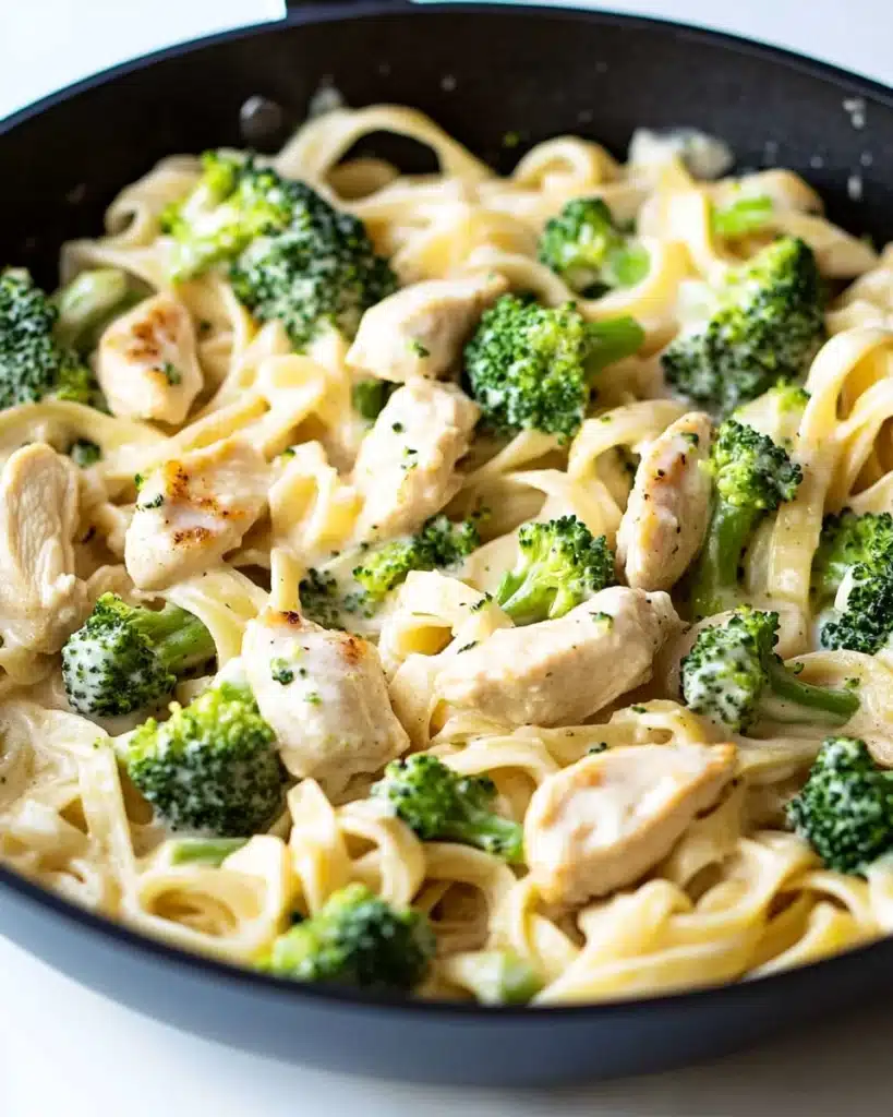 Fettuccine Chicken Broccoli Alfredo Recipe