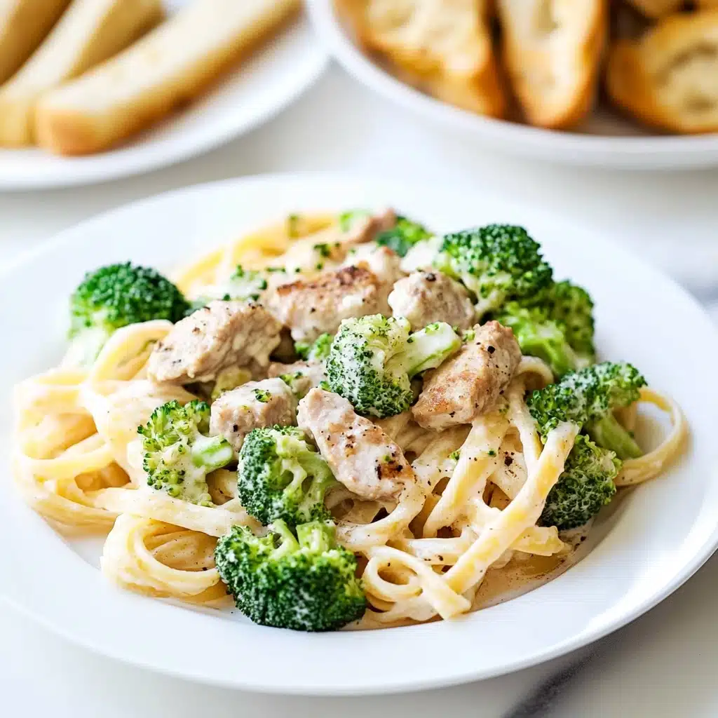 Fettuccine Chicken Broccoli Alfredo Recipe - Recipe Image