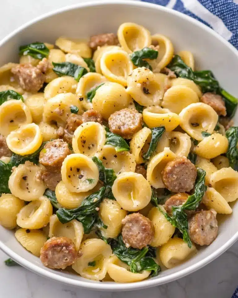 Orecchiette Pasta with Sausage Recipe