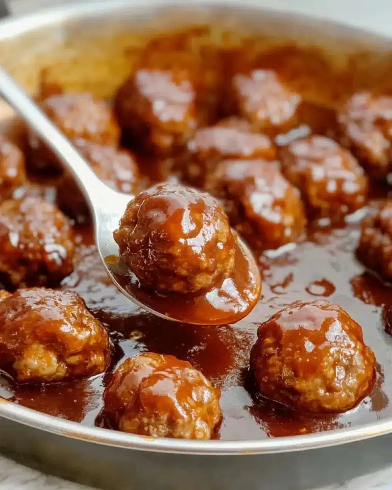 Honey Garlic Meatballs Recipe