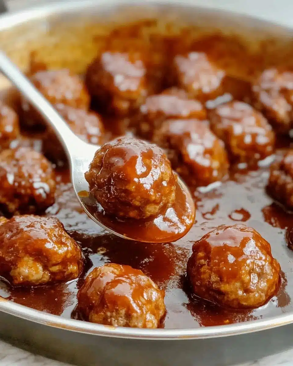 Honey Garlic Meatballs Recipe