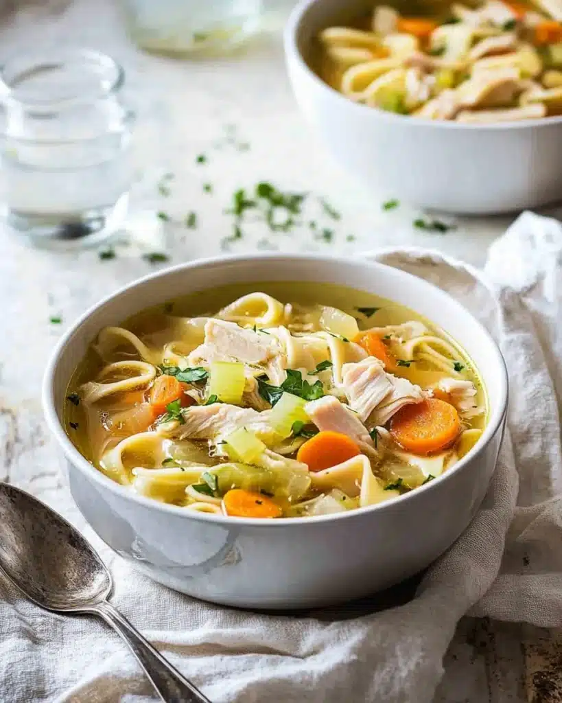 Chicken Vegetable Noodle Soup Recipe