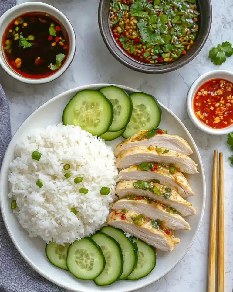 One-pot Hainanese chicken rice Recipe