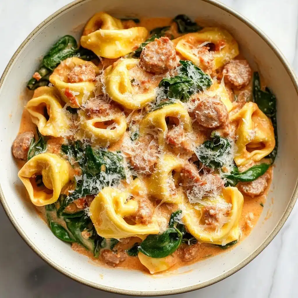One Pan Tortellini with Sausage Recipe - Recipe Image
