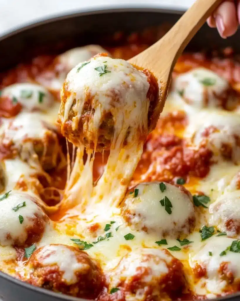 Chicken Parmesan Meatballs Recipe