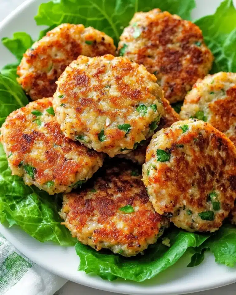 Herb and Cheese Chicken Fritters Recipe