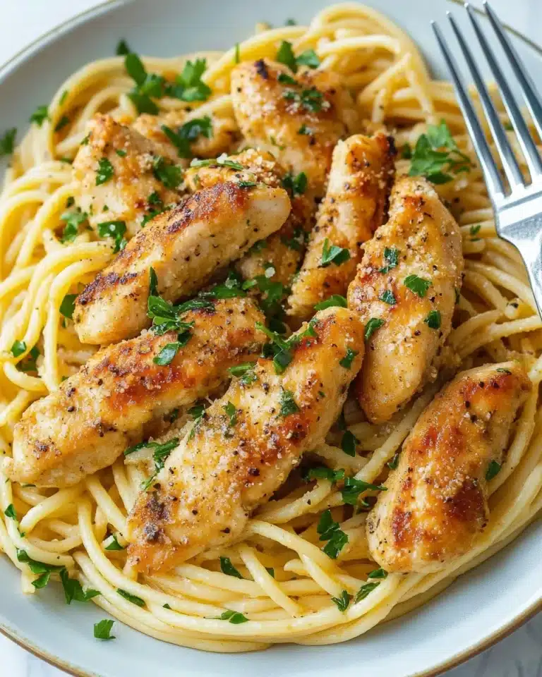 Chicken Scampi Pasta Recipe