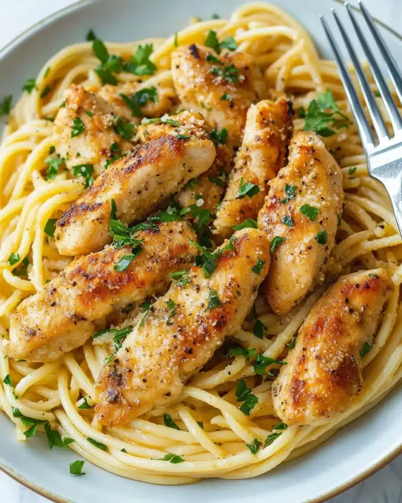 Chicken Scampi Pasta Recipe
