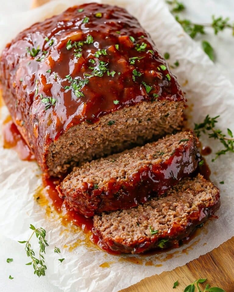 Classic Meatloaf with Tangy Ketchup Glaze Recipe