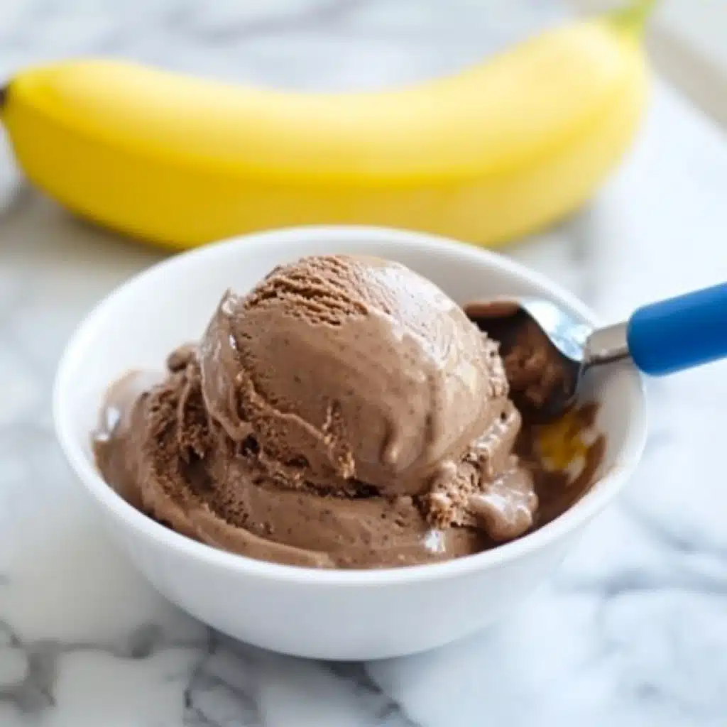 5-Minute Healthy Chocolate Banana Ice Cream (Nice Cream!) Recipe
