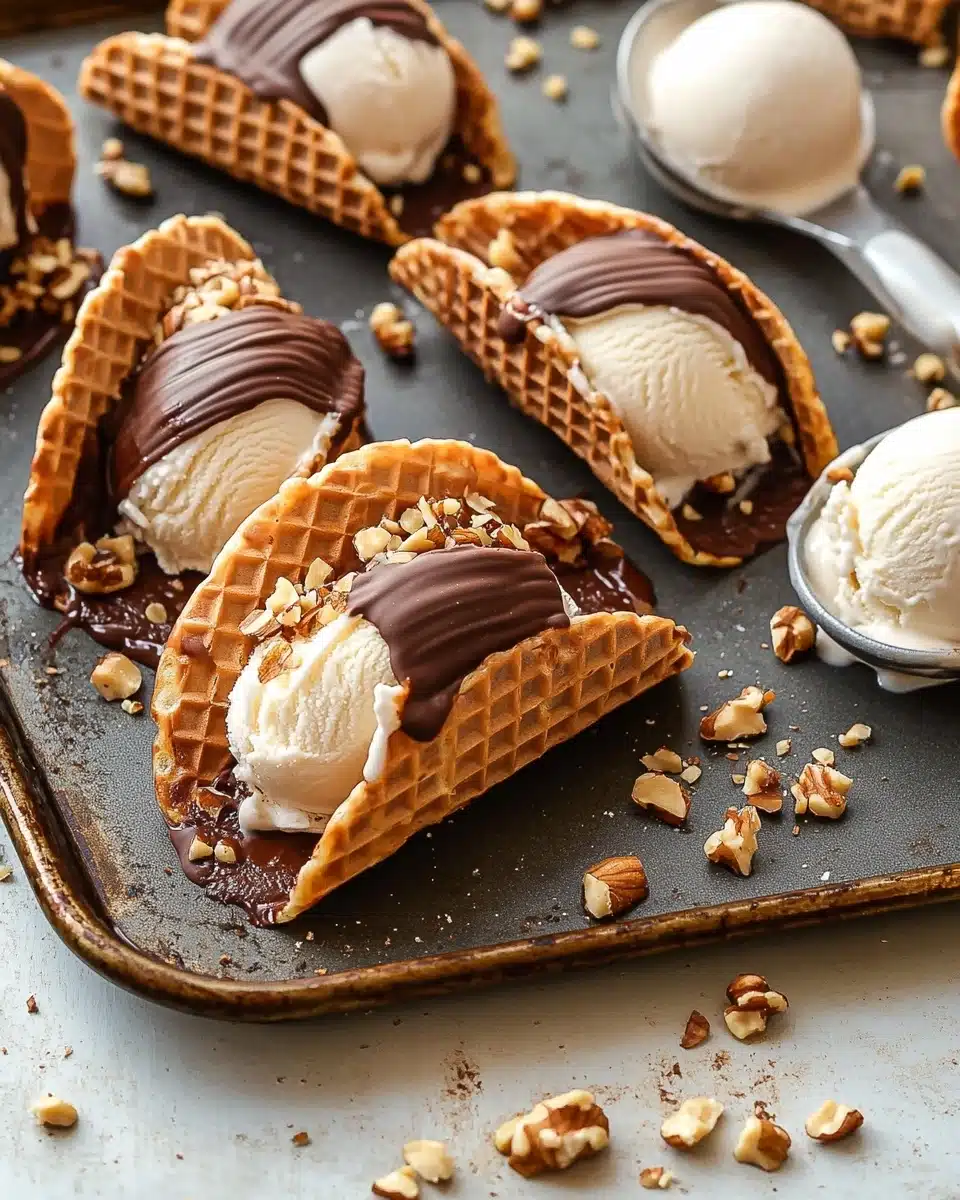 Homemade Choco Tacos Recipe - Recipe Image