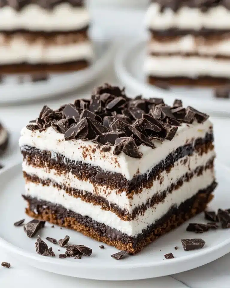 No Bake Ice Cream Sandwich Cake Recipe