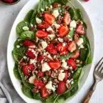 Strawberry Spinach Salad with Goat Cheese Recipe