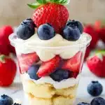 Berry Patriotic 4th of July Trifles Recipe
