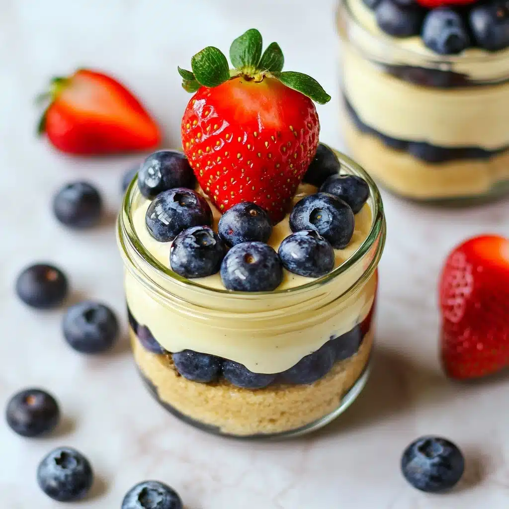 Berry Patriotic 4th of July Trifles Recipe - Recipe Image