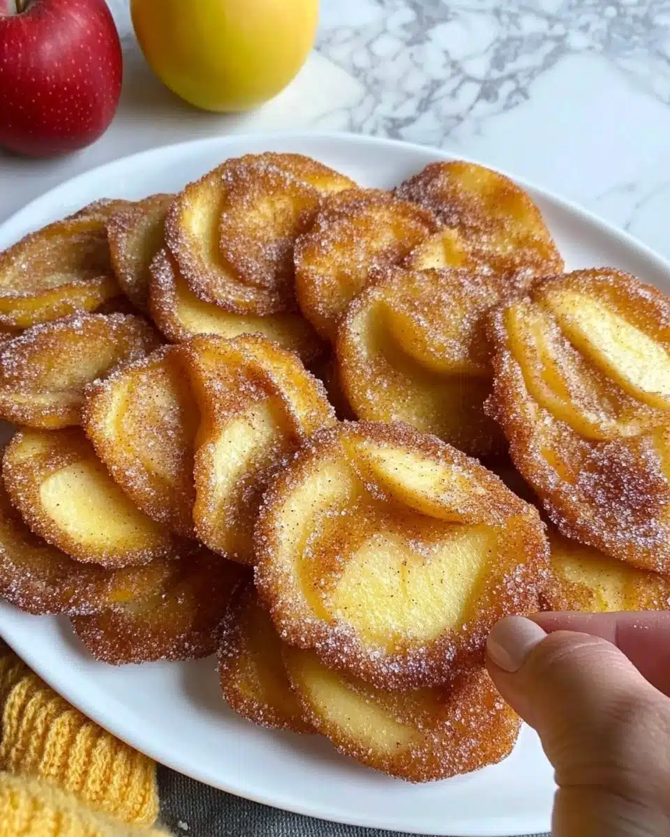 German Fried Apple Rings Recipe - Recipe Image