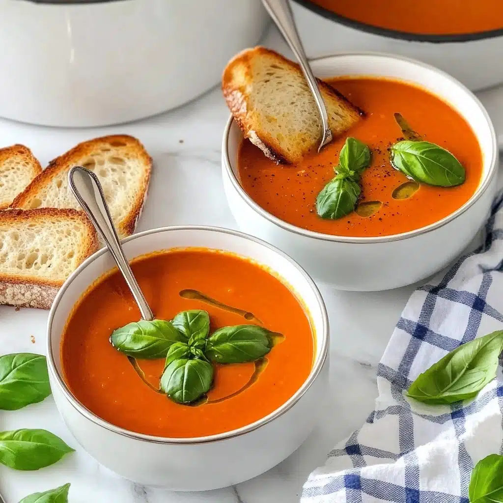 Tomato Basil Soup Recipe - Recipe Image