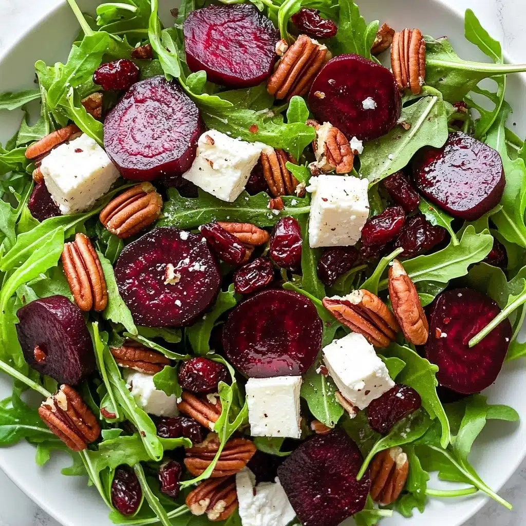 Beet Salad with Arugula and Balsamic Vinaigrette Recipe - Recipe Image
