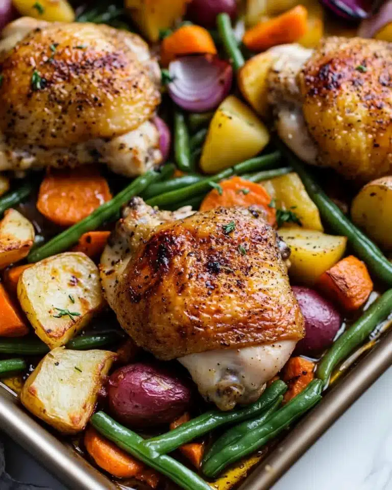 Sheet Pan Chicken and Vegetables Recipe