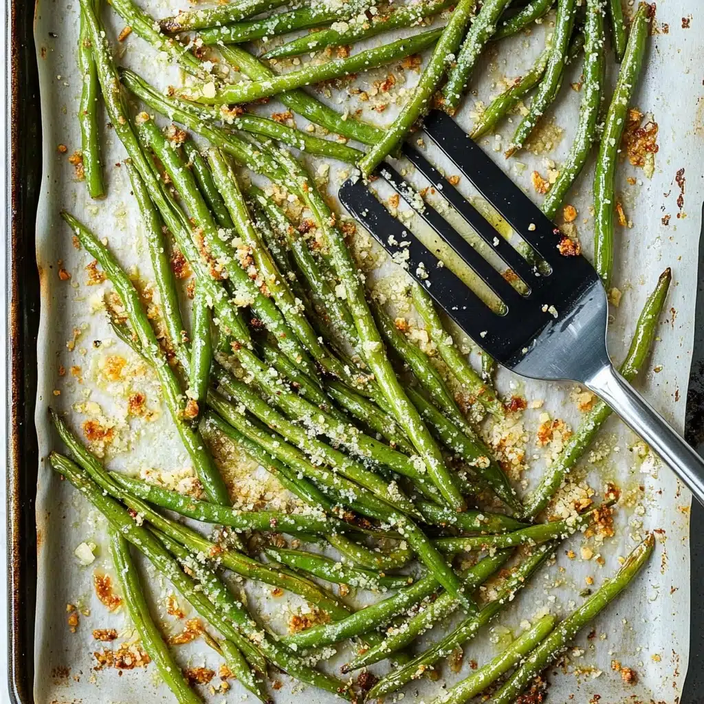 Parmesan Roasted Green Beans Recipe - Recipe Image