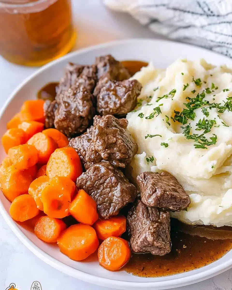Air Fryer Garlic Butter Steak Bites Recipe - Recipe Image