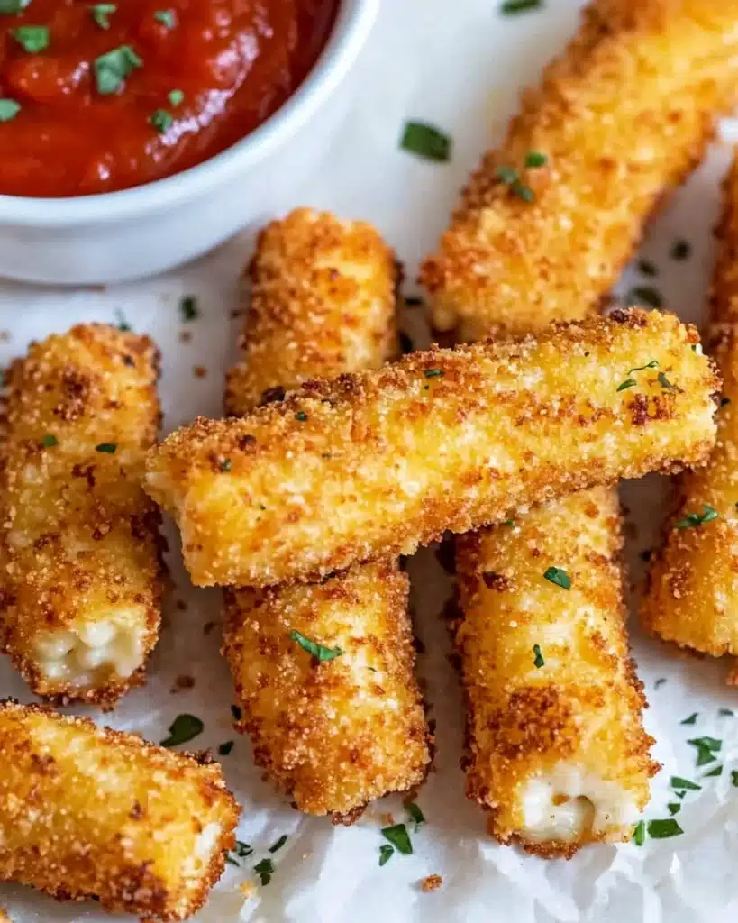 Air Fryer Mozzarella Sticks Recipe