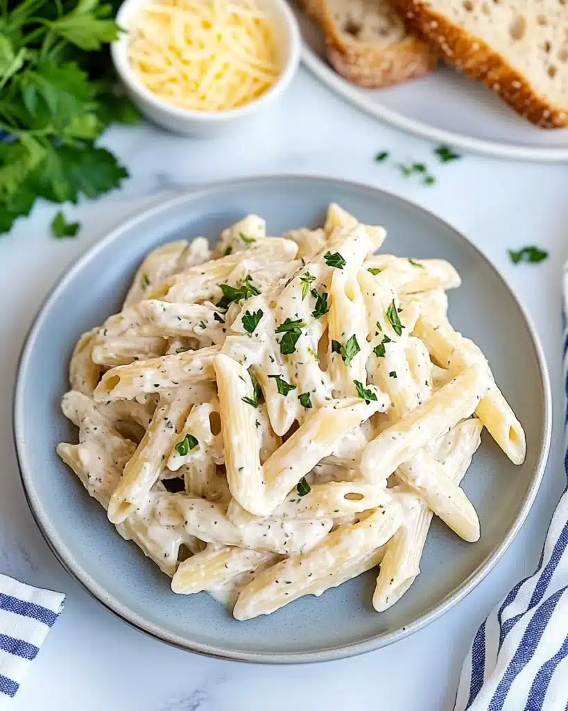 Instant Pot Chicken Alfredo Pasta Recipe