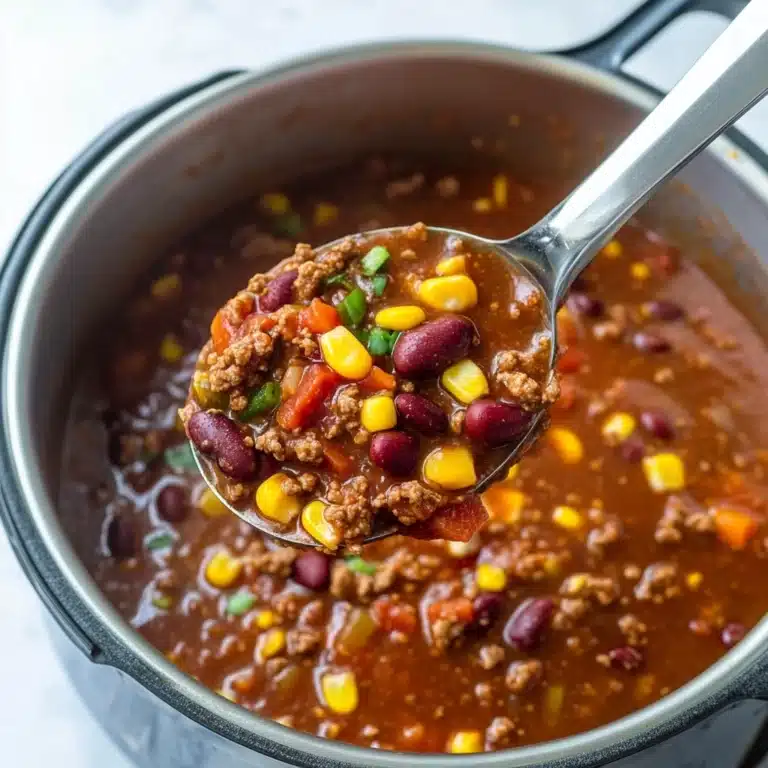 Thick & Beefy Instant Pot Chili Recipe
