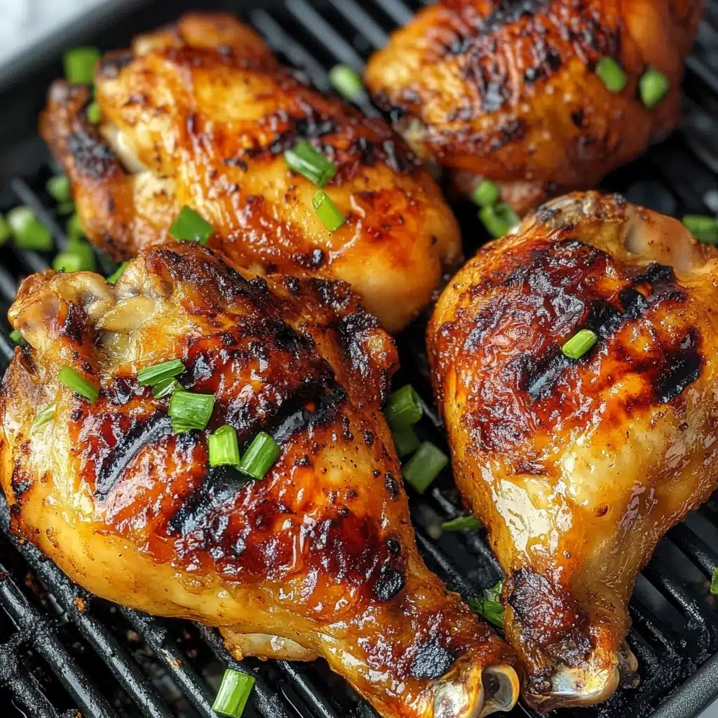 Air Fryer Honey Garlic Chicken Thighs Recipe
